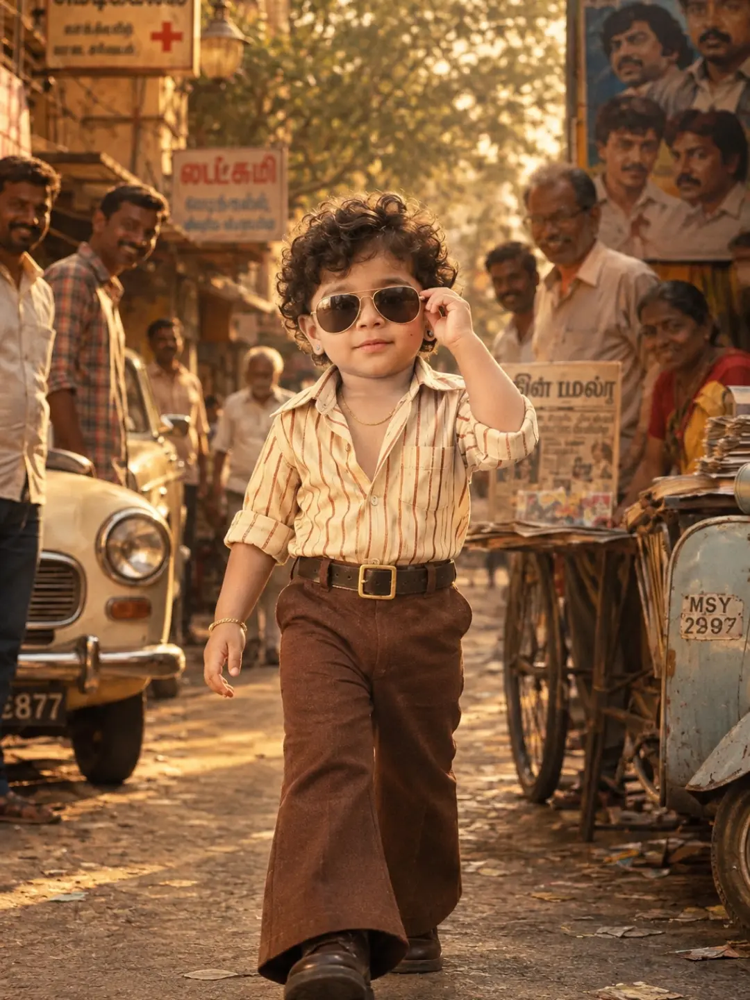 Viral 1980s Tamil Nadu Street Baby Boy Chatpgt AI Prompt